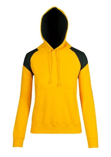 Picture of RAMO, Ladies Shoulder Contrast Panel Hoodie